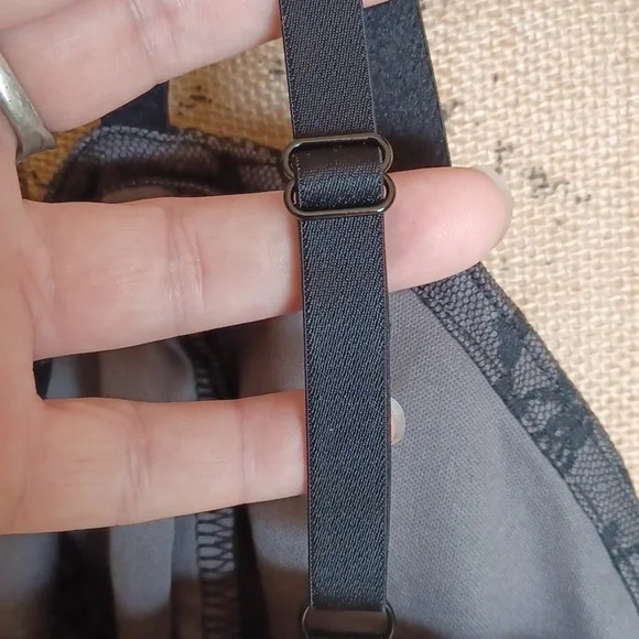 Hot topic COSMIC AURA SKELETON FAIRY LACE THIN STRAPS ZIP CLOSURE HANKY HEM - Picture 9 of 17